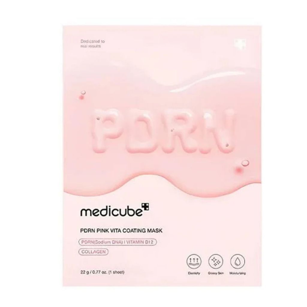 Máscara Facial Medicube PDRN Pink Vita Coating Mask 22 g