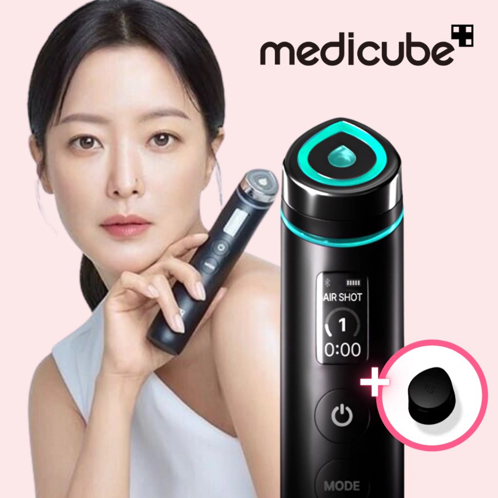 Aparelho Facial Medicube AGE-R Booster Pro com Estojo (Preto)